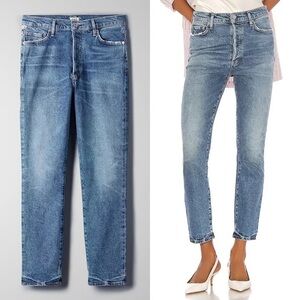 CITIZENS OF HUMANITY Premium Vintage Olivia High Rise Blue Ankle 29” Jeans Sz 33